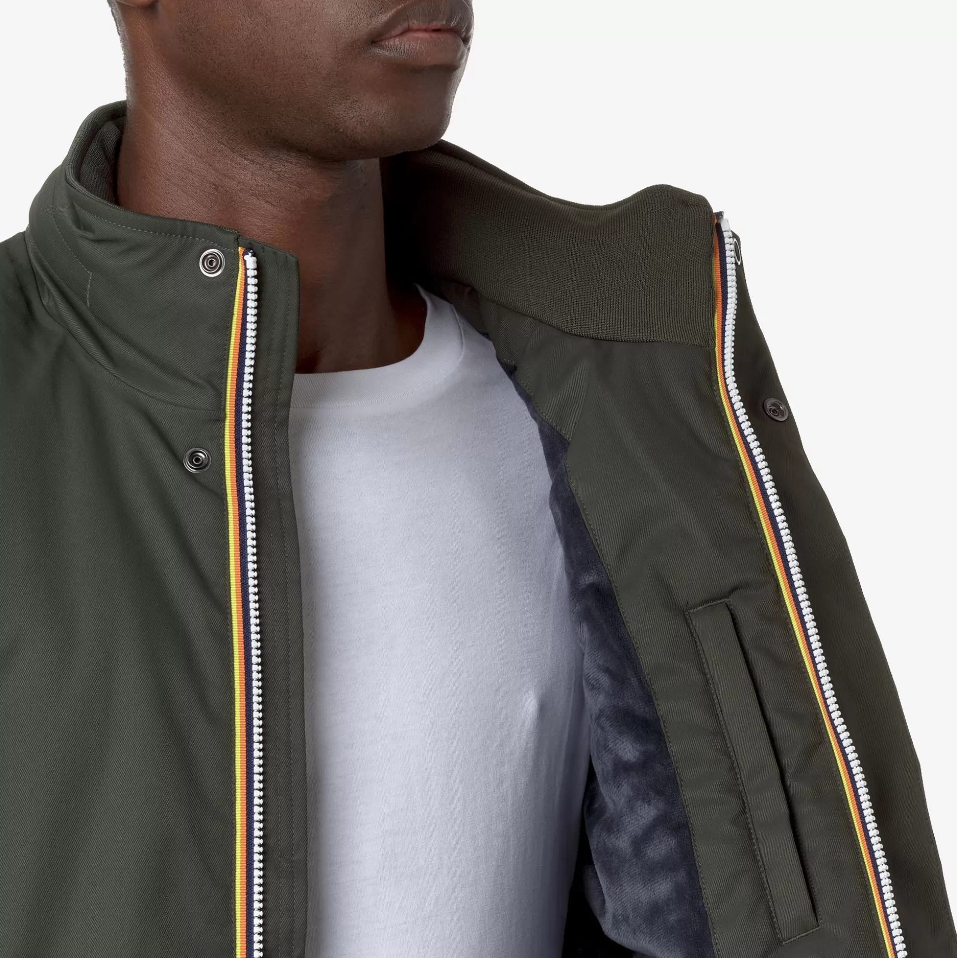 Best Sale K-Way AMAURY TWILL MARMOTTA Greenb-bluea