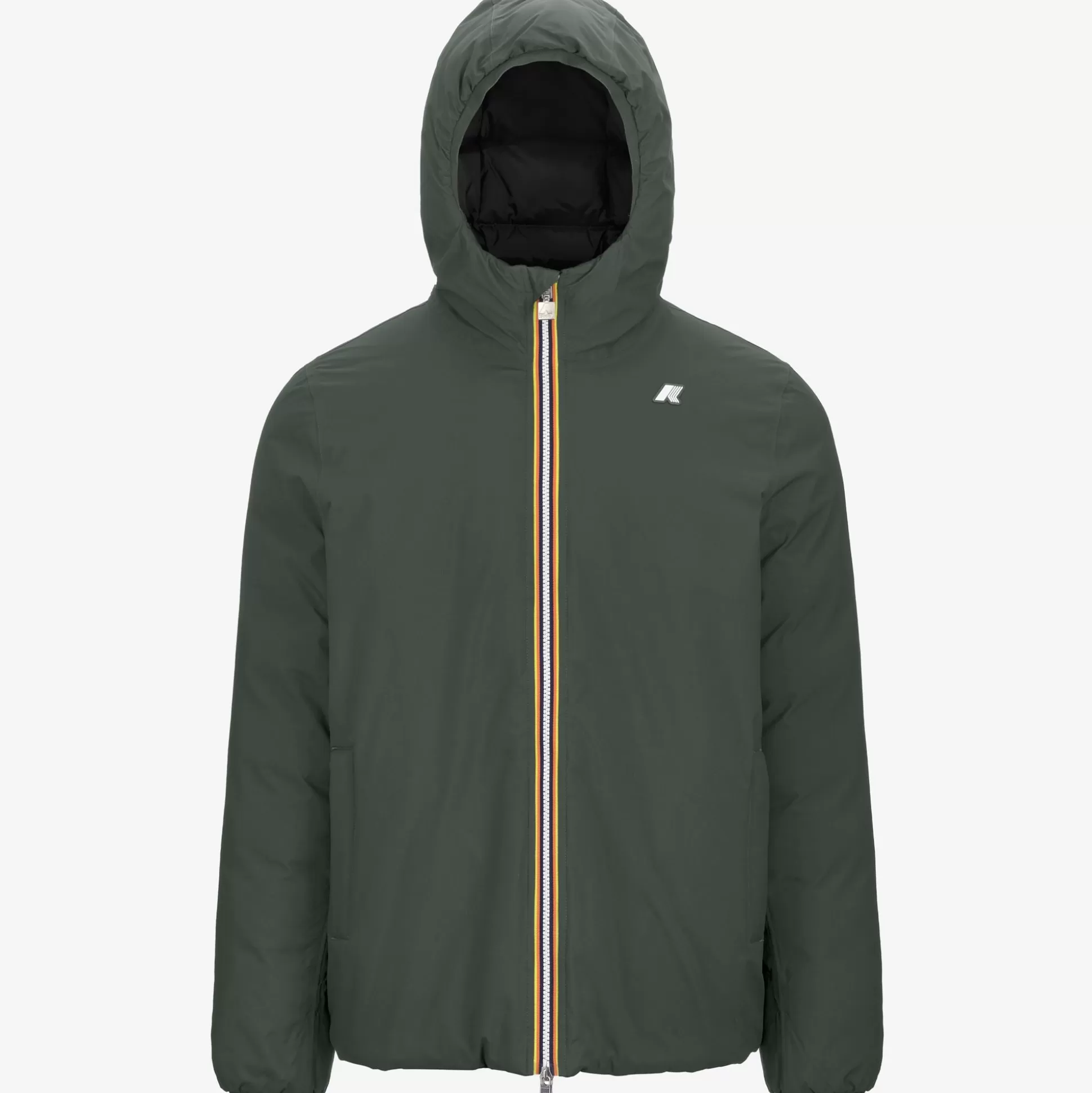 New K-Way JACK ST THERMO REVERSIBLE Greenblackish-bluedepth
