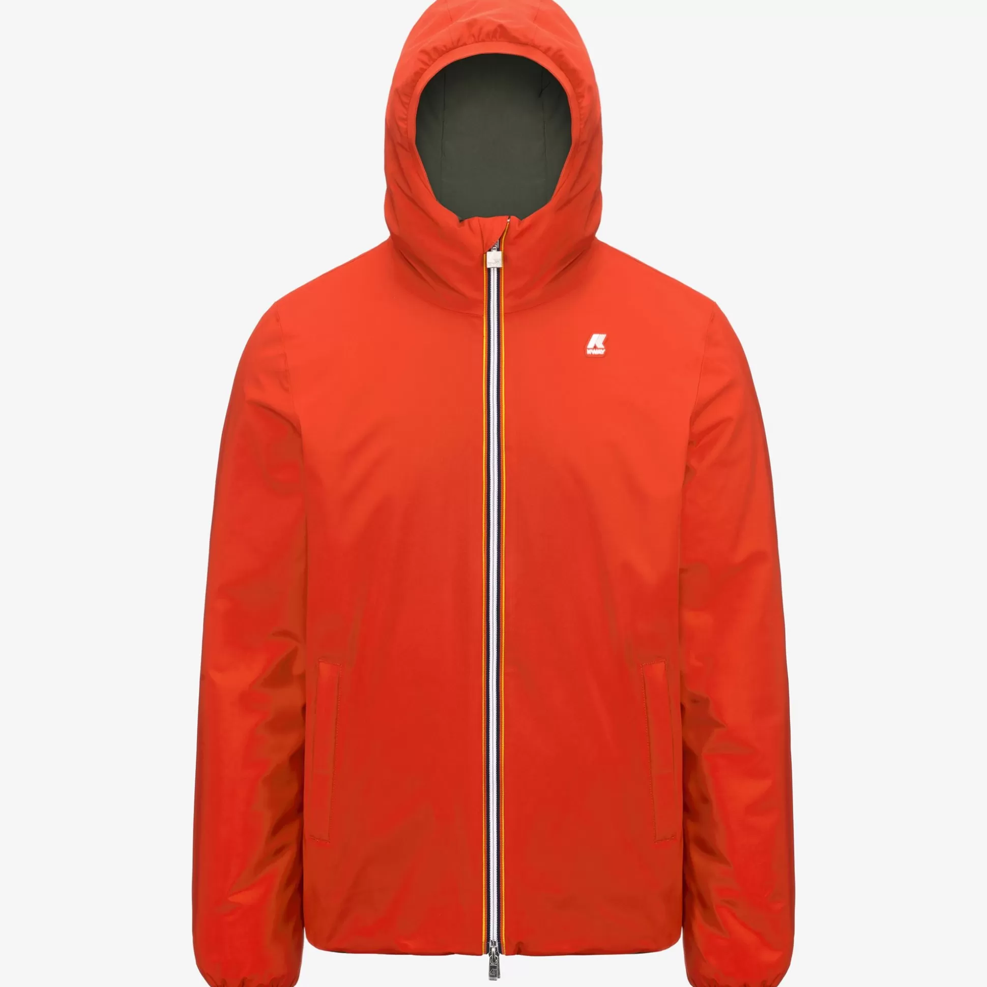 Discount K-Way JACK ST WARM REVERSIBLE Orangep-greenb