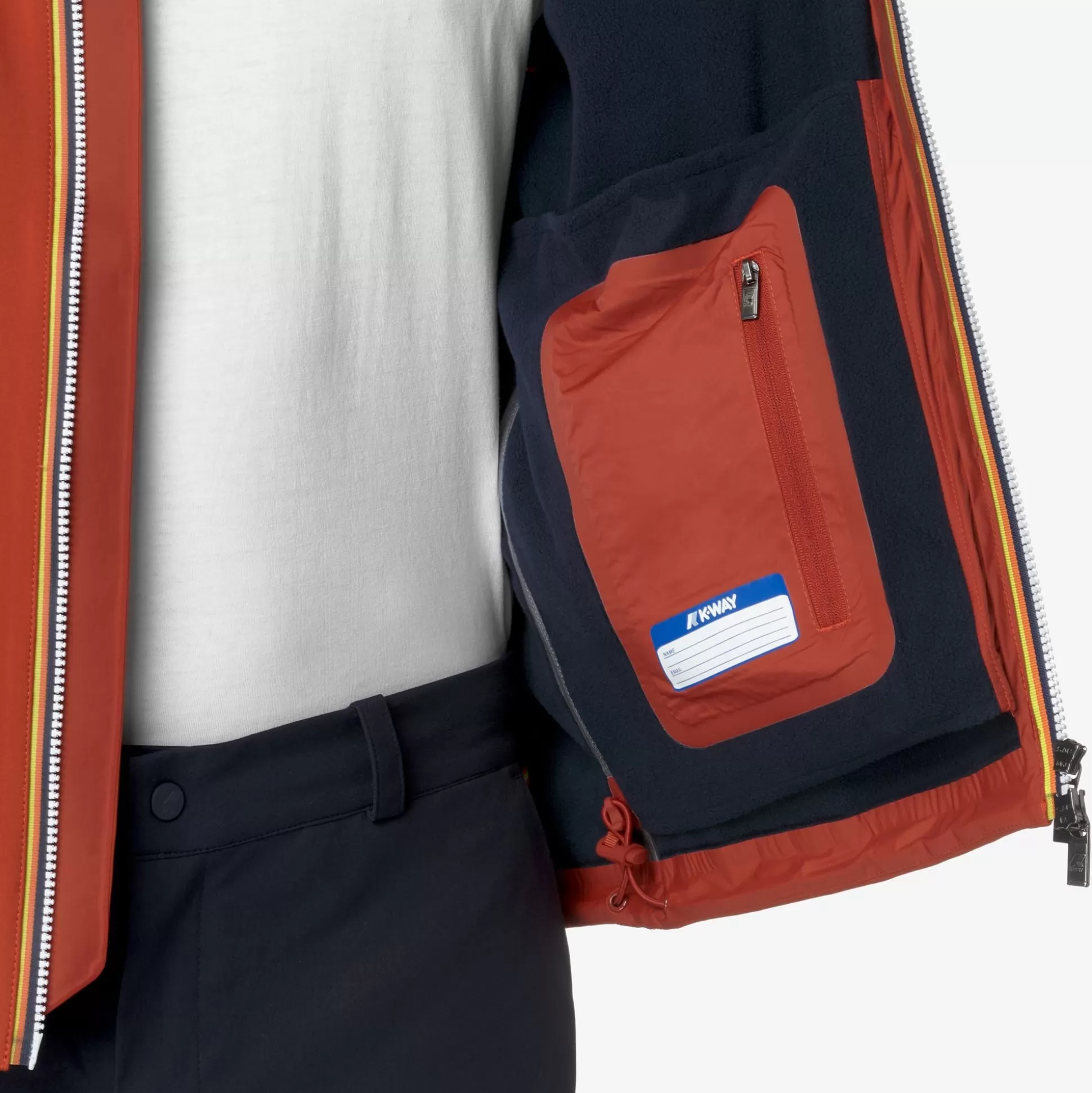 Cheap K-Way JACKO BONDED Redp-blued