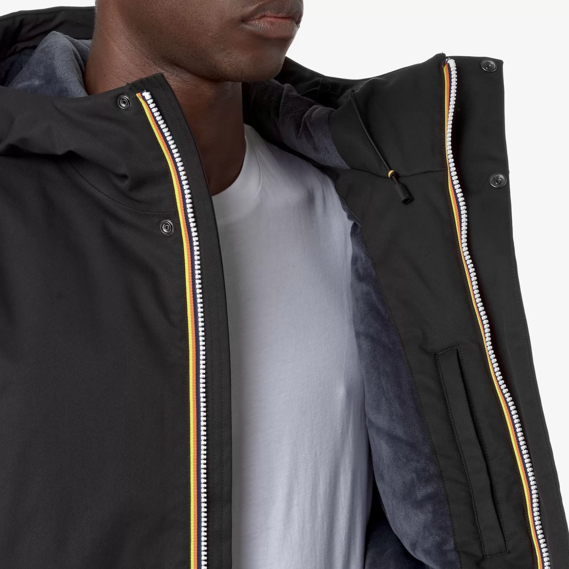Cheap K-Way JACKO TWILL MARMOTTA Blackp-bluea