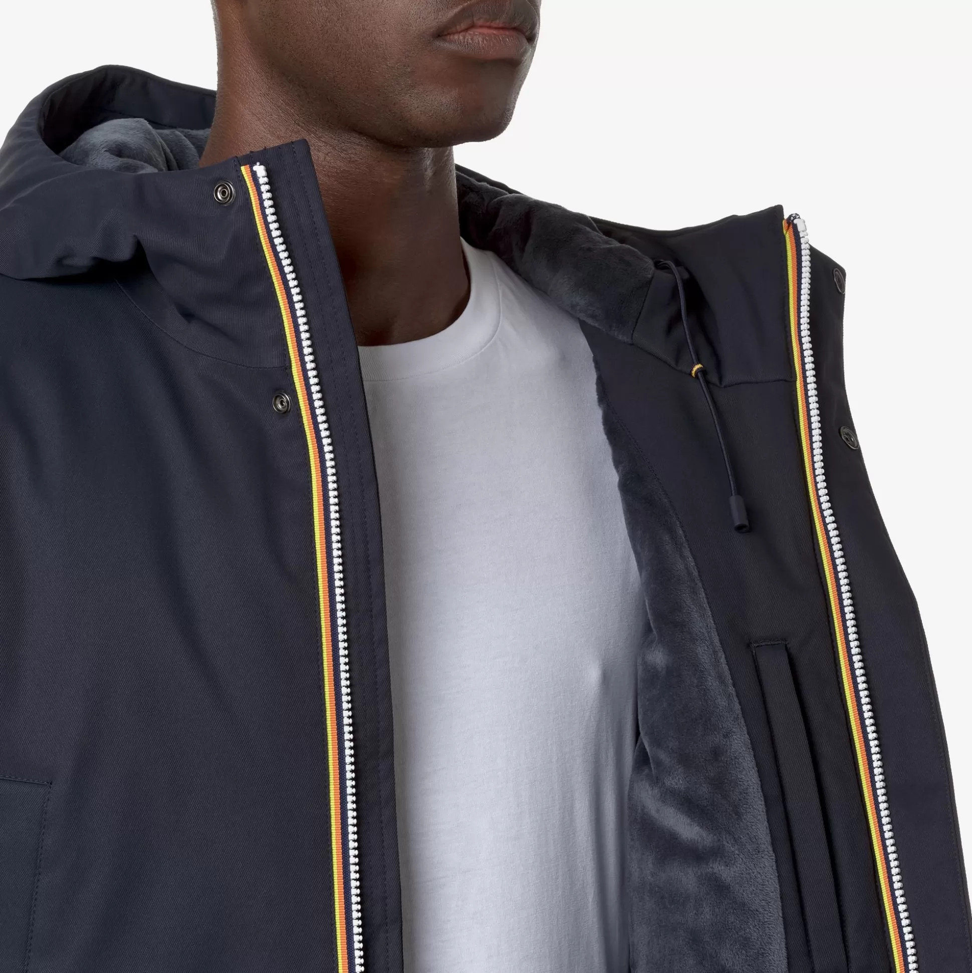Store K-Way JARNO TWILL MARMOTTA Blued-bluea