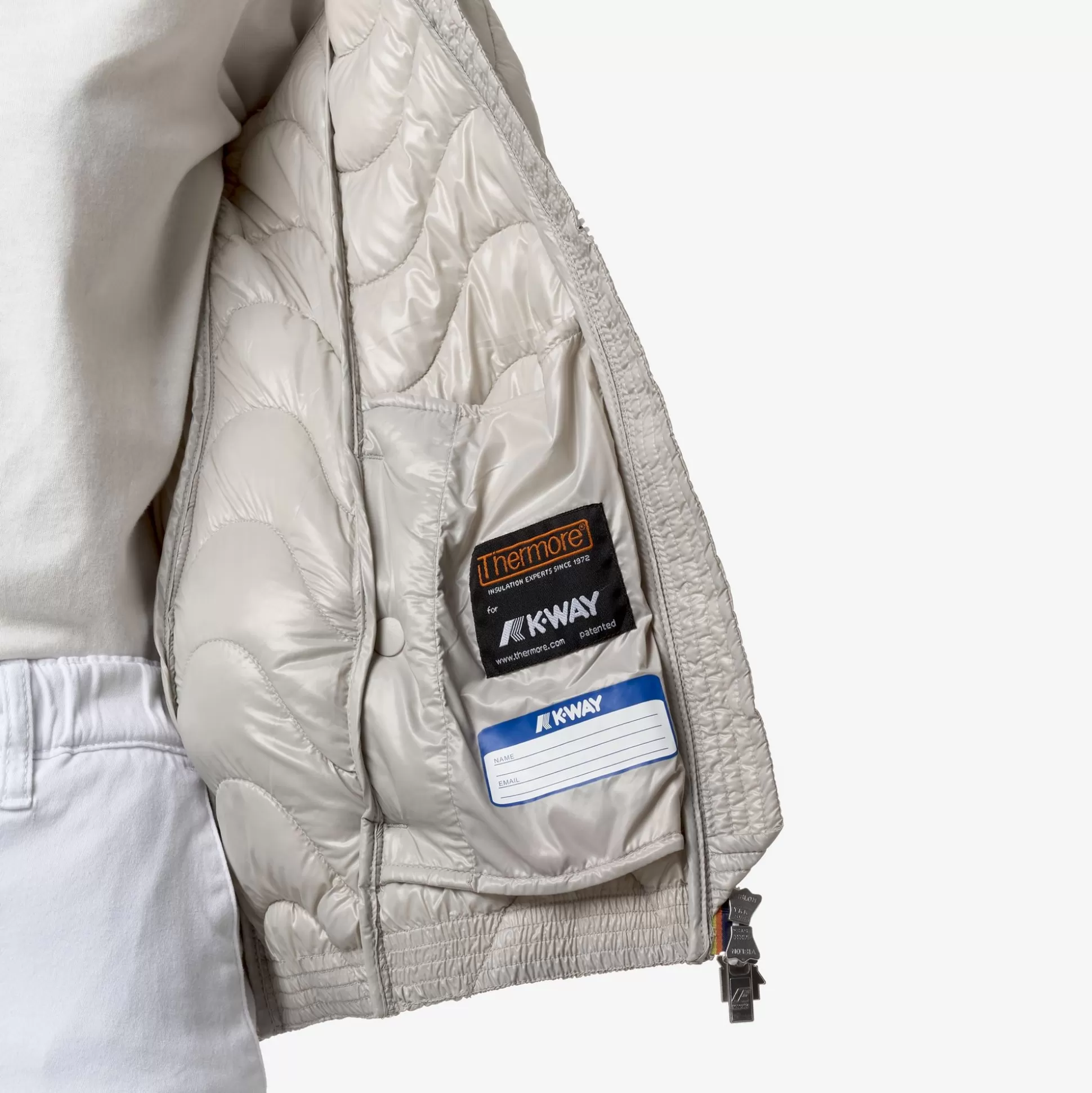 Shop K-Way LILY QUILTED WARM Beigelt