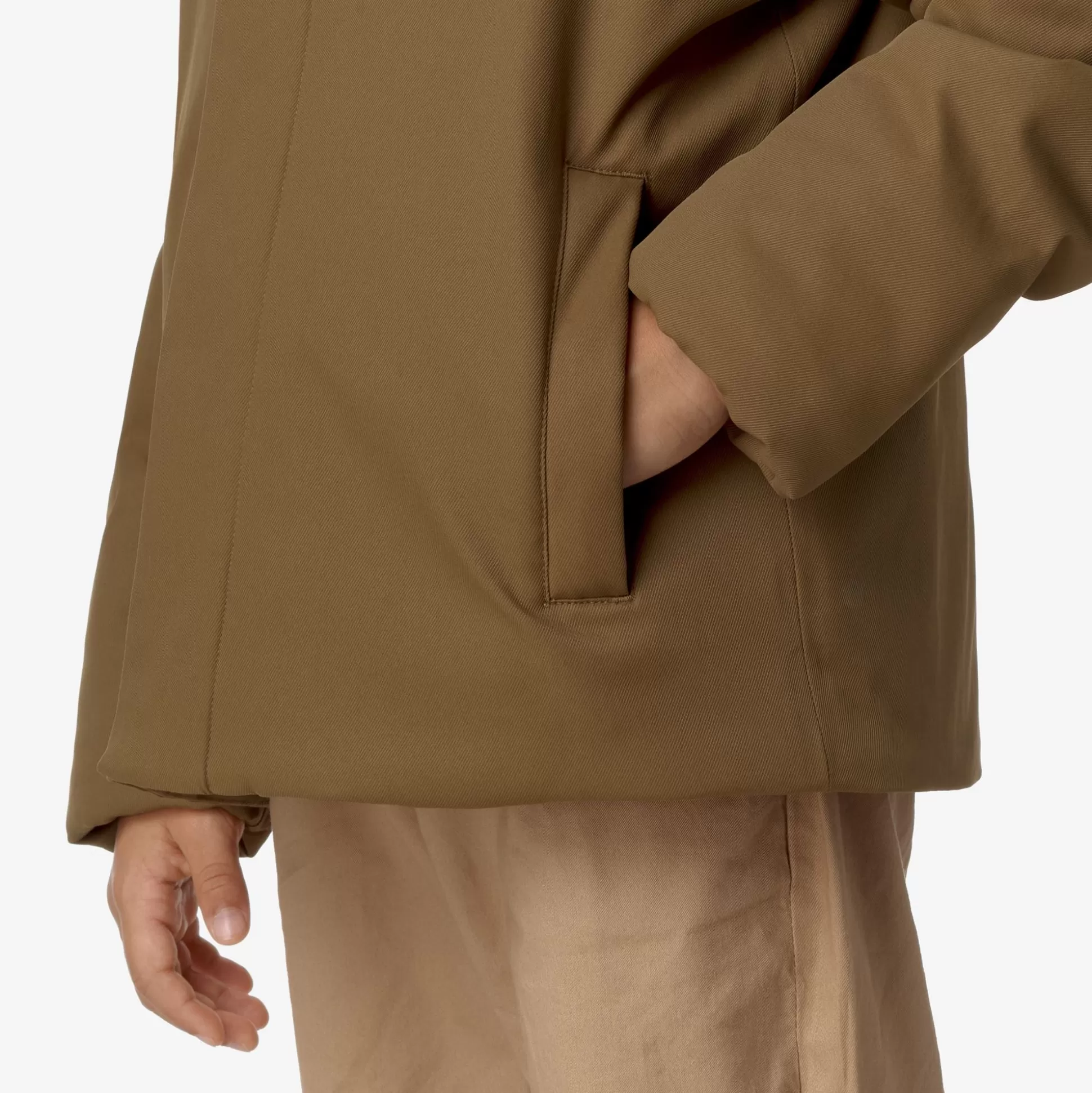 Fashion K-Way P. JACKO TWILL MARMOTTA Brownc-beigeg