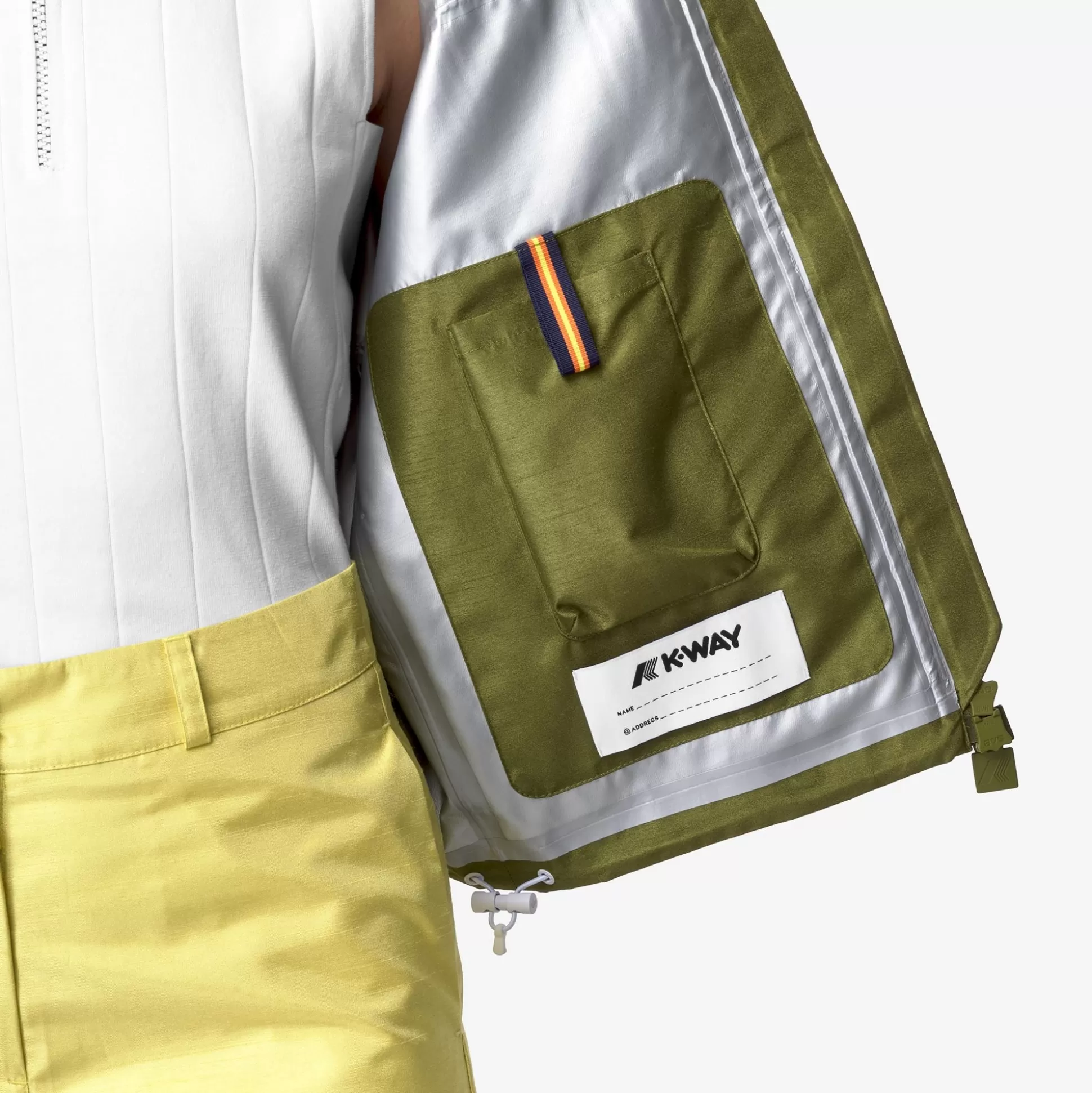 Flash Sale K-Way SOISIR SHANTUNG Greensphagnumshantung
