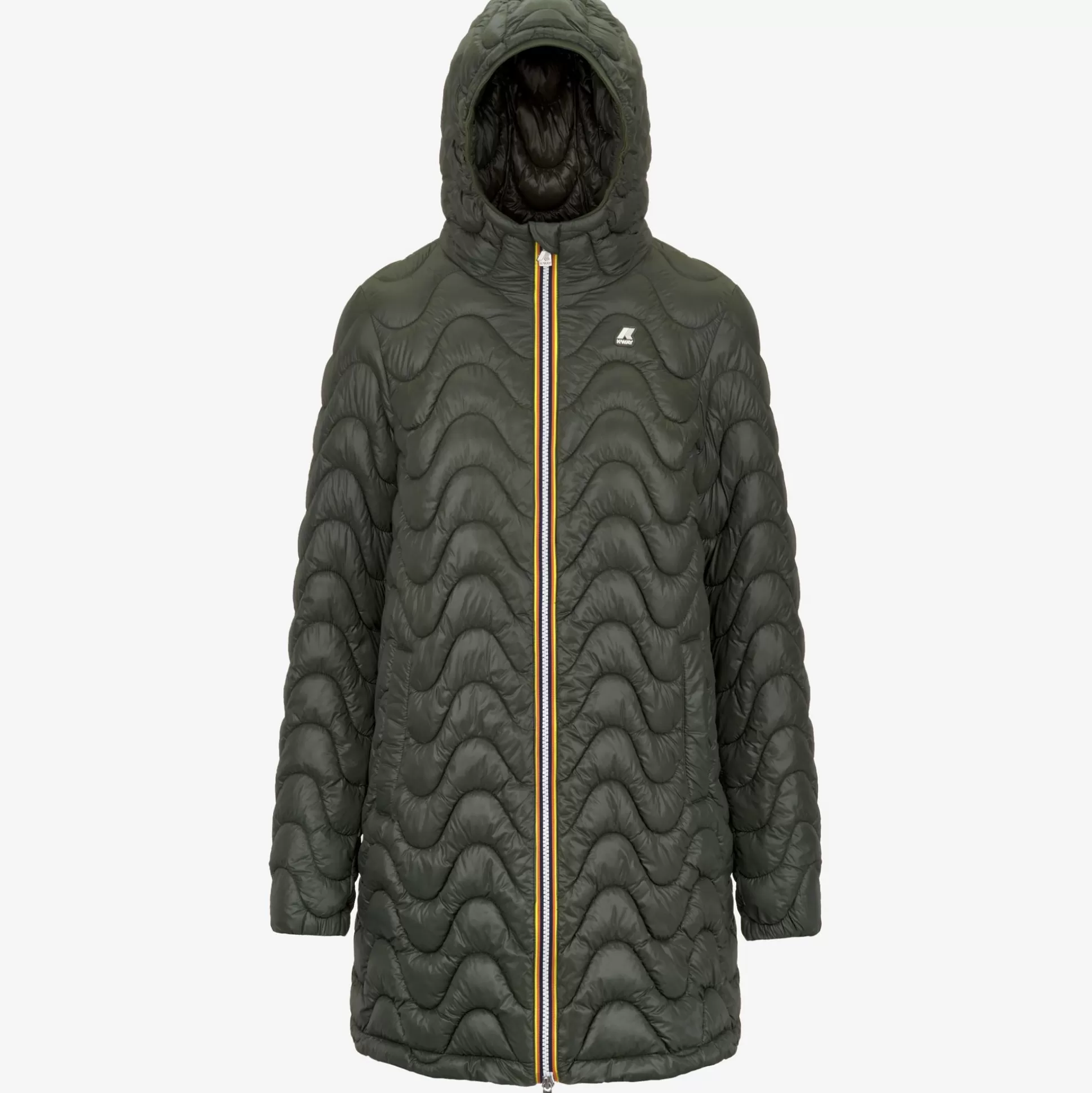 Shop K-Way SOPHIE QUILTED WARM Greenblackish