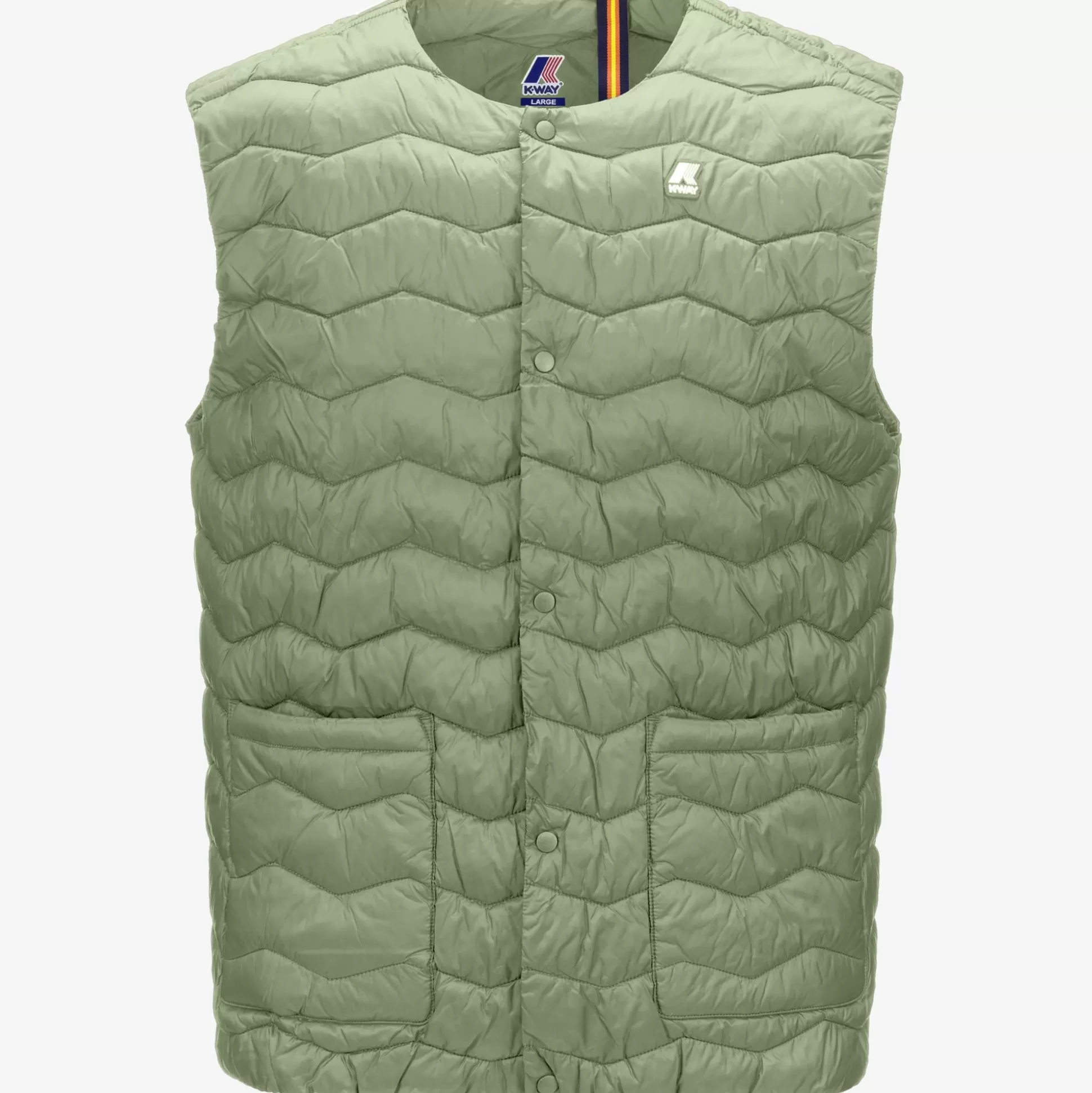 Online K-Way VALTY QUILTED WARM Greensage